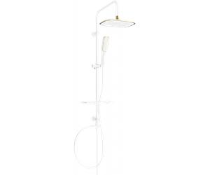 Mexen T49 columna de ducha, blanca/dorada - 798494993-25 2441 5907709143104