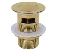 Mexen tapón clic-clac pequeño redondo con rebosadero, dorado - 79925-50 2222 5907709116450