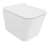 Mexen Teo taza de inodoro Rimless Tornado con asiento de cierre suave delgado, duroplast, blanco brillo - 30850700T 61517 5905315577627