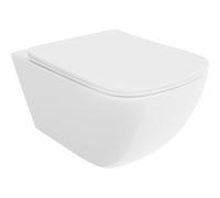 Mexen Timo taza de inodoro Rimless Tornado con asiento de caída lenta slim, duroplast, blanco brillante - 30650200T 61508 5905315577535
