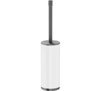Mexen Triv cepillo de baño de pie, blanco/gris metal cepillado - 70A33073-66W 94586 5905315735058