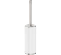 Mexen Triv cepillo de baño de pie, blanco/níquel cepillado - 70A33073-97W 94589 5905315735898