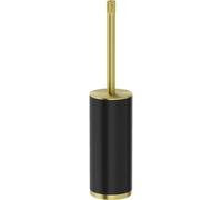 Mexen Triv cepillo de inodoro de pie, negro/dorado cepillado - 70A33073-55B 94573 5905315734204