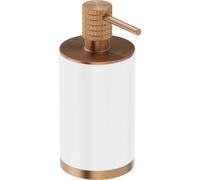 Mexen Triv dispensador de jabón de pie, blanco/cobre cepillado - 70A33059-65W 94535 5905315734723