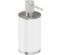 Mexen Triv dispensador de jabón de pie, blanco/níquel cepillado - 70A33059-97W 94539 5905315735843