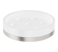 Mexen Triv jabón de pie, blanco/níquel cepillado - 70A33057-97W 94499 5905315735805