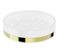 Mexen Triv jabonera de pie, blanco/dorado - 70A33057-50W 94492 5905315733849