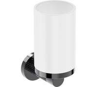 Mexen Triv vaso de cepillo de dientes, blanco/cromo negro - 70A33051-73W 94438 5905315735461