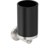 Mexen Triv vaso para cepillos de dientes, negro/níquel cepillado - 70A33051-97B 94429 5905315735737
