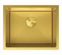Mexen Trixo fregadero de acero inoxidable de 1 cubeta 540 x 440 mm, dorado HC - 6414541000-55HC 78982 5905315982179