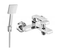 Mexen Uno R45 grifo de bañera con juego de ducha, cromo - 7143R45-00 5786 5907709188921