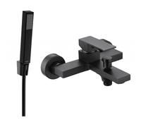 Mexen Uno R77 grifo de bañera con conjunto de ducha, negro - 7143R77-70 5782 5907709188884
