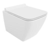 Mexen Vega inodoro sin borde con asiento de cierre suave slim, duroplast, blanco brillo - 30654000 4361 5903163380345