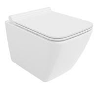 Mexen Vega inodoro suspendido Rimless con asiento de cierre suave slim, duroplast, blanco brillo - 30654000 4361 5903163380345