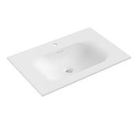 Mexen Vela lavabo empotrado en encimera 71 x 46,5 cm, blanco mate - 25237001 54575 5905315948625