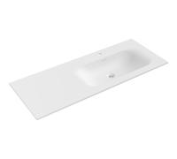 Mexen Vela lavabo encastrado en la encimera derecha 121 x 46,5 cm, blanco mate - 25231201P 54586 5905315948731