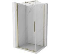 Mexen Velar cabina de ducha corredera 120 x 110 cm, transparente, dorada - 871-120-110-01-50 24205 5905315216946