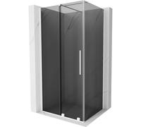 Mexen Velar cabina de ducha corredera 120 x 70 cm, grafito, blanco - 871-120-070-41-20 45878 5905315293053