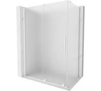Mexen Velar cabina de ducha corredera 160 x 85 cm, escarcha, blanco - 871-160-085-31-20 41167 5905315287748