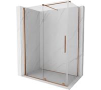 Mexen Velar cabina de ducha corrediza 140 x 85 cm, transparente, cobre cepillado - 871-140-085-01-65 24423 5905315218735