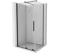 Mexen Velar cabina de ducha deslizante 130 x 80 cm, transparente, negra - 871-130-080-01-70 24606 5905315219787