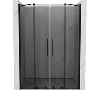 Mexen Velar Duo puertas de ducha correderas 150 cm, grafito, negro - 871-150-000-42-70 50649 5905315315250
