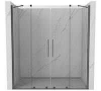 Mexen Velar Duo puertas de ducha correderas 200 cm, transparentes, metal gun - 871-200-000-02-95 50427 5905315299000
