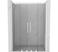 Mexen Velar L Duo puerta de ducha corredera 150 cm, transparente, blanco - 871-150-003-02-20 50749 5905315314147