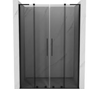 Mexen Velar L Duo puertas de ducha correderas 150 cm, grafito, negro - 871-150-003-42-70 52017 5905315343178