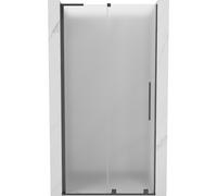 Mexen Velar L puertas de ducha correderas 90 cm, escarcha, gris pistola cepillado - 871-090-003-31-66 41912 5905315301215