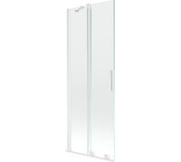 Mexen Velar mampara de bañera corredera de 2 hojas 70 x 150 cm, transparente, blanco - 896-070-000-01-20 24382 5905315220752