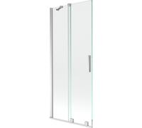 Mexen Velar mampara de bañera extensible de 2 hojas 85 x 150 cm, transparente, cromo - 896-085-000-01-01 24345 5905315220639