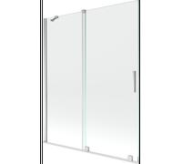 Mexen Velar mampara de ducha de 2 hojas correderas 140 x 150 cm, transparente, cromo - 896-140-000-01-01 24373 5905315220707