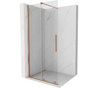Mexen Velar mampara de ducha deslizante Walk-in 90 x 200 cm, transparente 8 mm, cobre cepillado - 871-090-000-03-65 23985 5905315214751