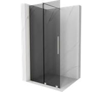 Mexen Velar panel de ducha corredizo Walk-in 75 x 200 cm, grafito 8 mm, níquel cepillado - 871-075-000-43-97 40662 5905315285423
