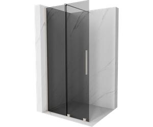 Mexen Velar panel de ducha corredizo Walk-in 75 x 200 cm, grafito 8 mm, níquel cepillado - 871-075-000-43-97 40662 5905315285423