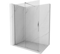 Mexen Velar pared de ducha corredera Walk-in 150 x 200 cm, transparente 8 mm, cromo - 871-150-000-03-01 23931 5905315214218