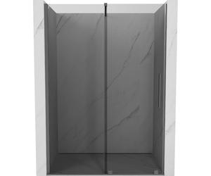 Mexen Velar puerta de ducha corredera 150 cm, grafito, metal cañón - 871-150-000-41-95 40107 5905315282798