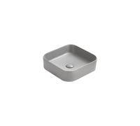 Mexen Vena lavabo sobre encimera 37 x 37 cm, gris claro mate - 22193761 16000 5907709158160