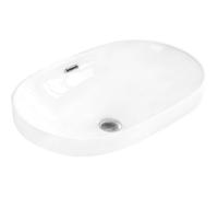Mexen Viki lavabo empotrado en encimera 61 x 40 cm, blanco - 25356100 2280 5903163381410