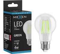 Mexen Vintis Bombilla LED filament E27, A60, 4W, 55 lm, verde - L150-E27-04XX-46 97603 5905315979841