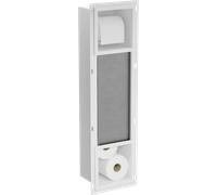 Mexen X-Wall-BP soporte para papel higiénico con dispensador, blanco - 1924 14944 5907709146600