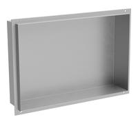Mexen X-Wall-NR estante empotrado sin borde 45 x 30 cm, inox - 1911453010 14910 5907709146273