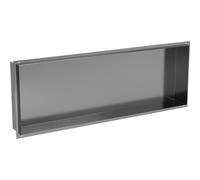 Mexen X-Wall-NR estante empotrado sin reborde 90 x 30 cm, gris acero cepillado - 19E1903010 83810 5905315991027