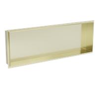 Mexen X-Wall-NR estante empotrado sin ribete 90 x 30 cm, dorado cepillado - 1951903010 14933 5907709146822