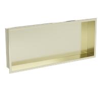 Mexen X-Wall-R estante empotrado con reborde 75 x 30 cm, dorado cepillado - 1950753010 14879 5907709146709