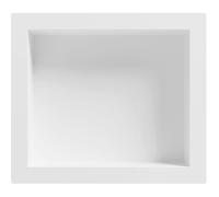 Mexen X-Wall-S repisa de nicho SMC con reborde 35,5 x 40,7 cm, blanca - 1901354109 53065 5905315933324