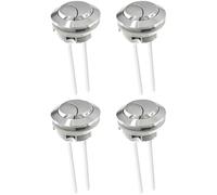 MEXWLOP Reemplazo de botón de descarga de inodoro, 2 uds., 60Mm, doble | pulsador, válvula Universal, fácil instalación, cabeza redonda
