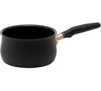 Meyer Accent - Cacerola antiadherente de 16 cm, apta como cacerola de inducción con asas ergonómicas resistentes al calor, apta para lavavajillas, utensilios de cocina anodizados duros duraderos,