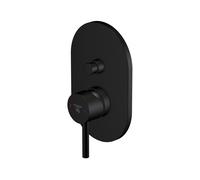 Mezclador de baño/ducha de la serie 100 de Steinberg, juego preparado, oculto, 2 consumidores, 10021033S, Color: negro mate